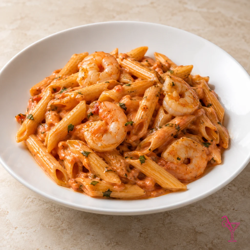 Penne Rosé — Shrimp