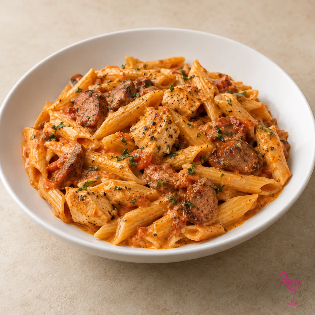 Penne Rosé — Chicken & Sausage