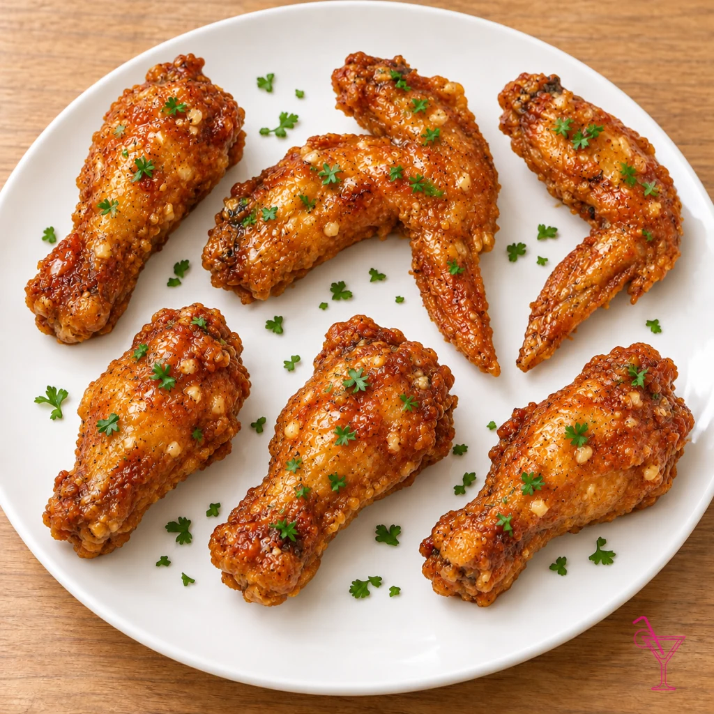 Honey Garlic Chicken — Wings