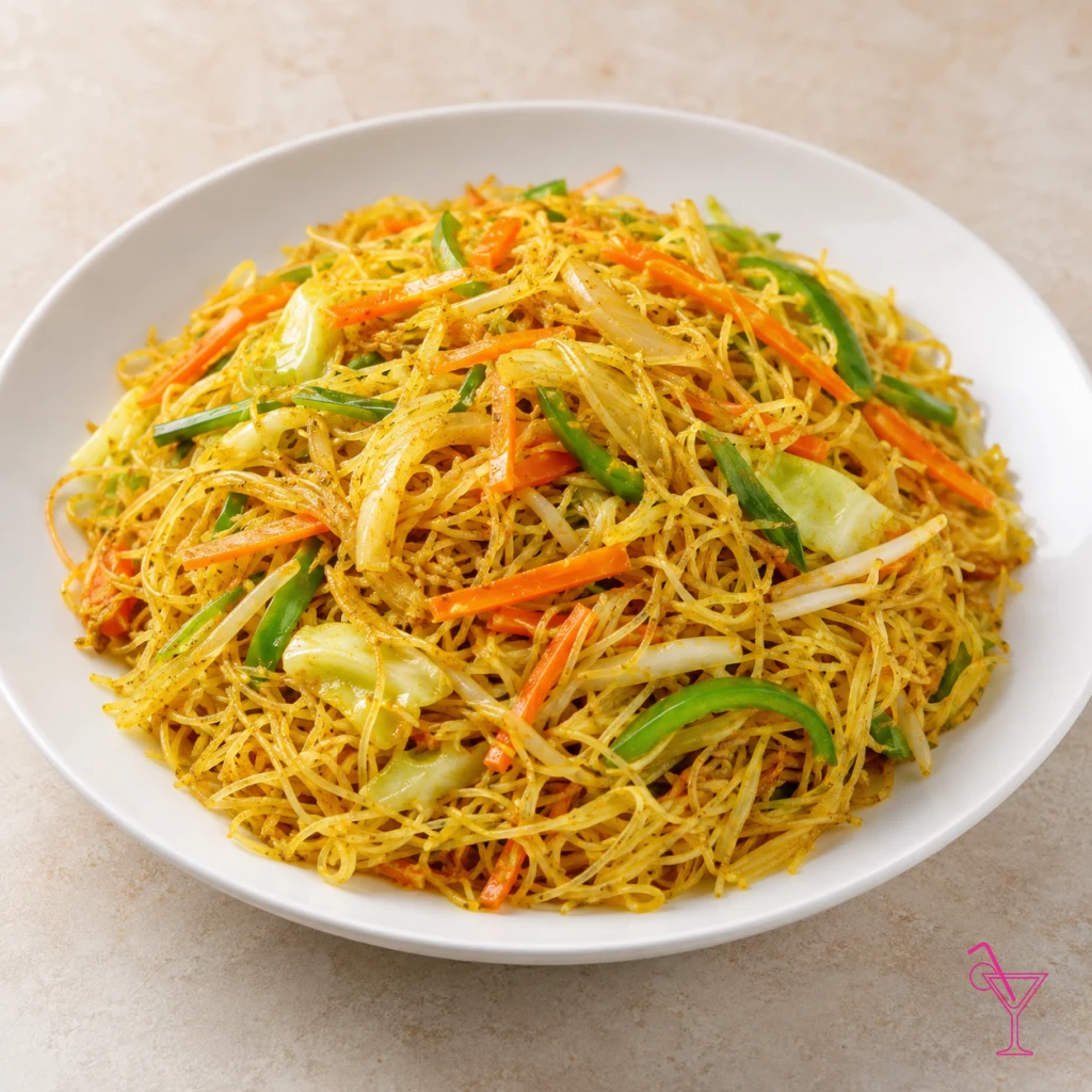 Veggie Singapore Nuddles