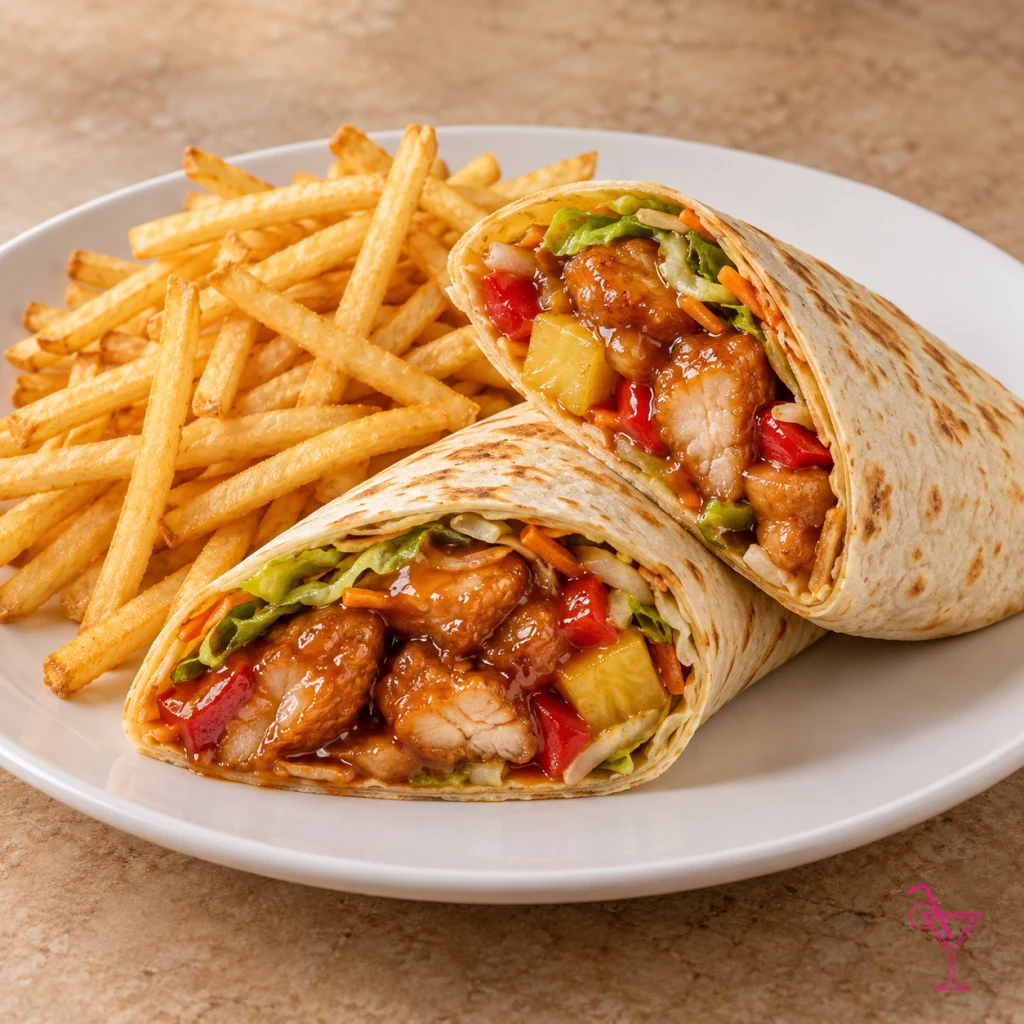 Sweet & Sour Chicken Wrap