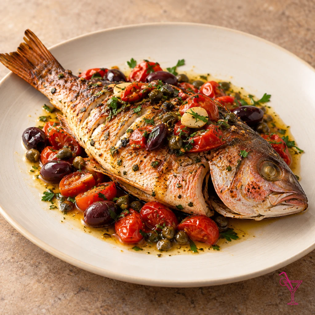 Mediterrian Snapper Dinner