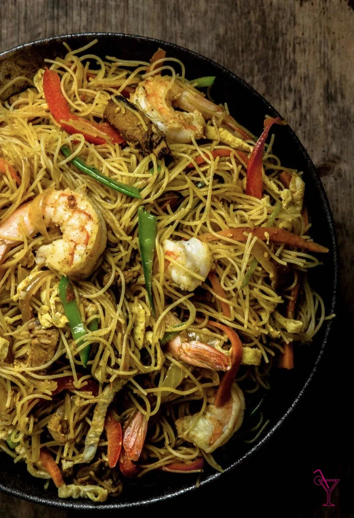 Shrimp Singapore Nuddles