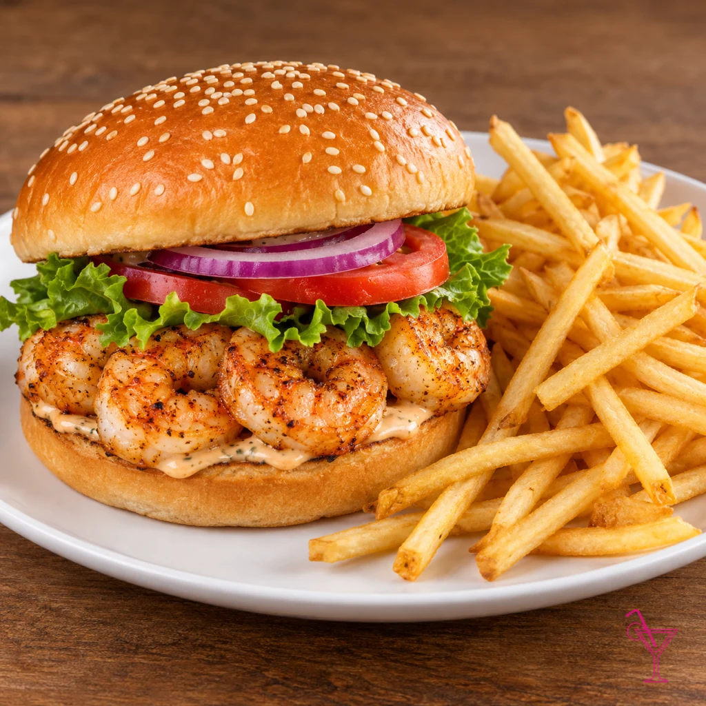 Shrimp Burger Combo
