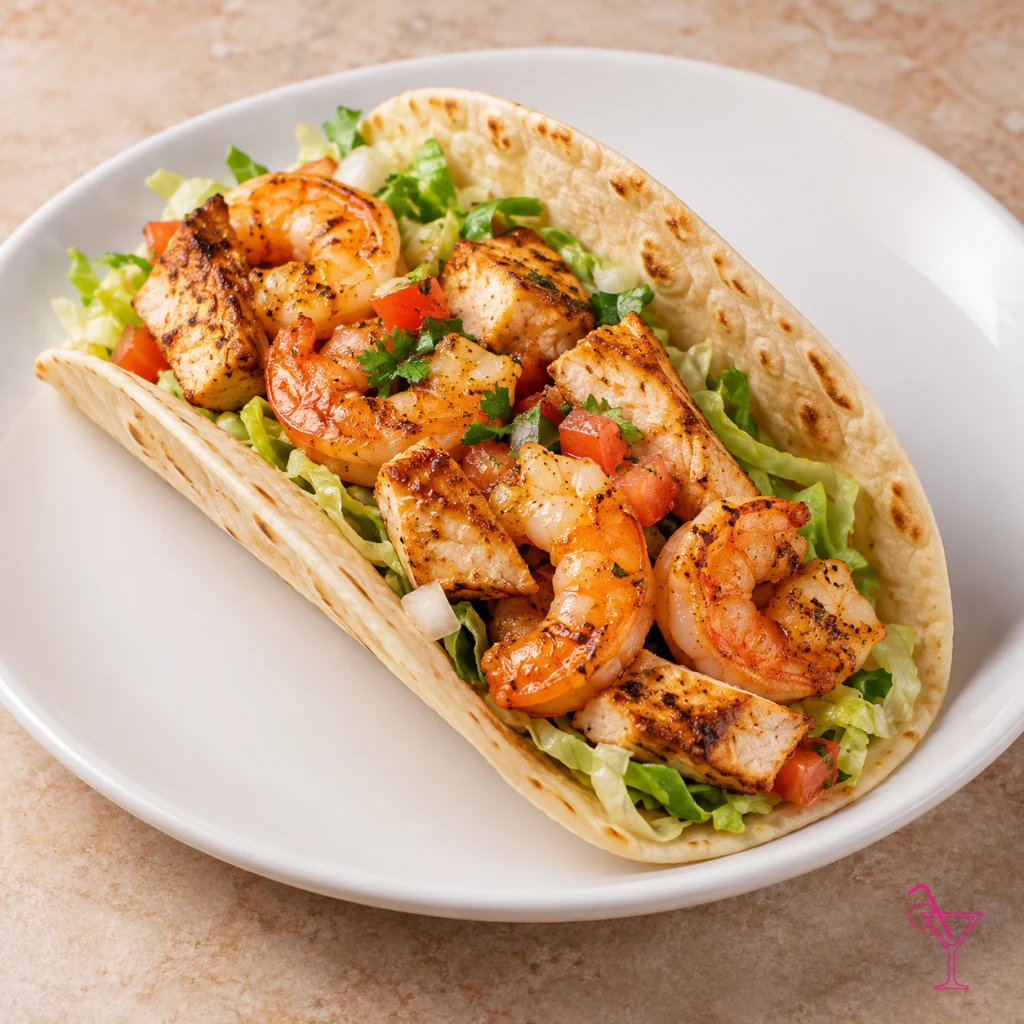 Chicken/Shrimp Combo Taco