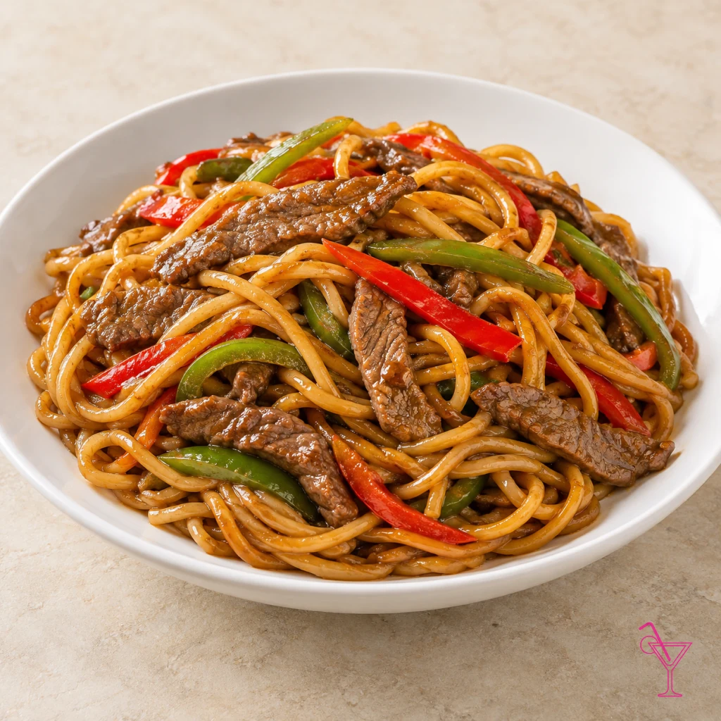 Pepper Steak Lo Mein