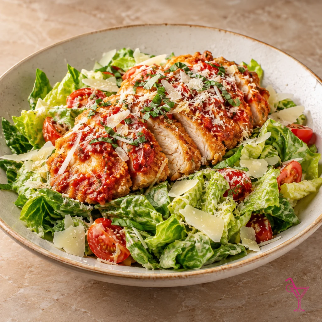 Chicken Pamasan Salad