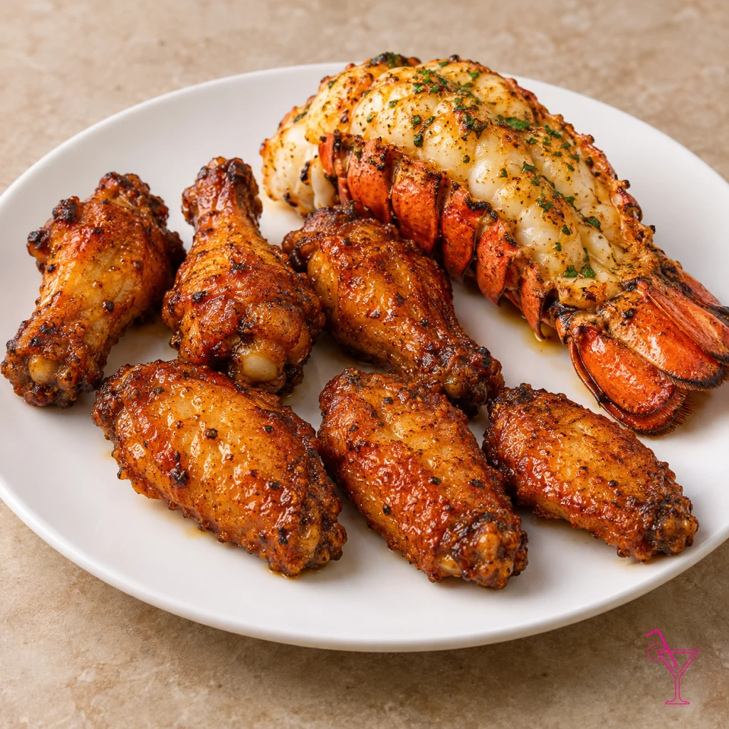 Regular Wings and Lobster Combo