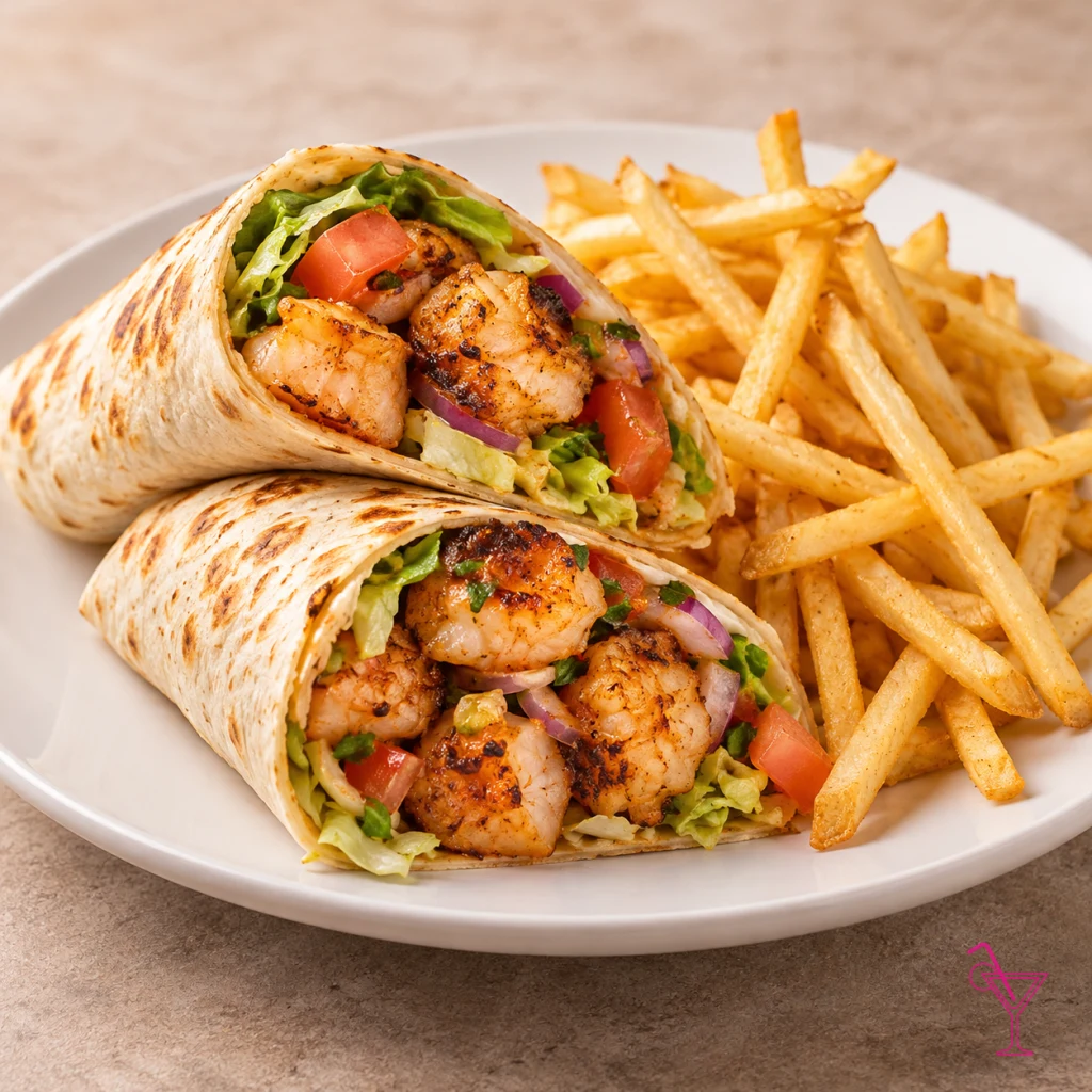 Shrimp Griot Wrap Combo