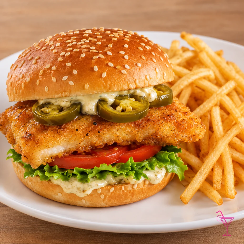 Jalapeno Fish Burger