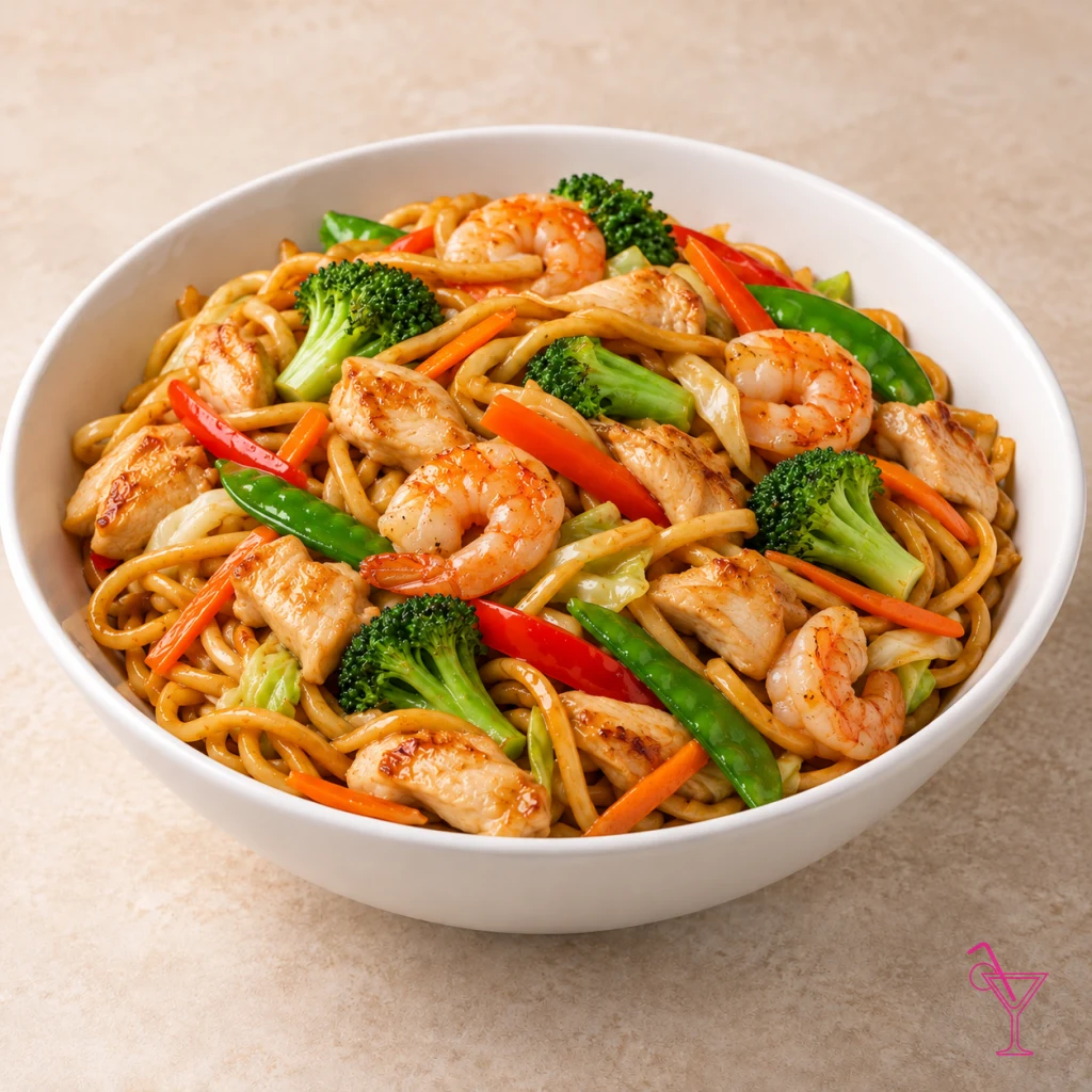 Lo Mein Shrimp/Chicken Combo