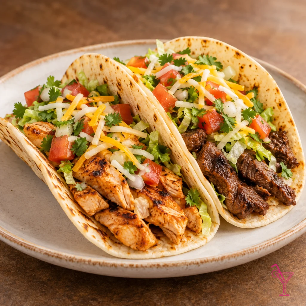 Chicken/Beef Combo Taco