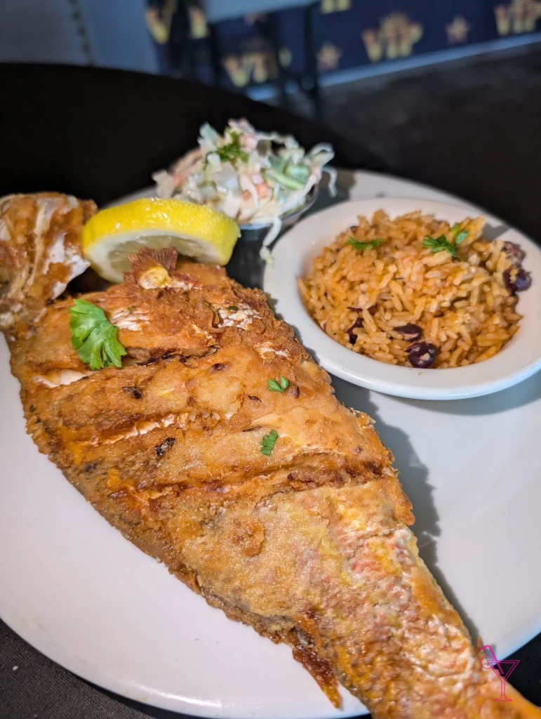Abaco Fried Snapper Dinner