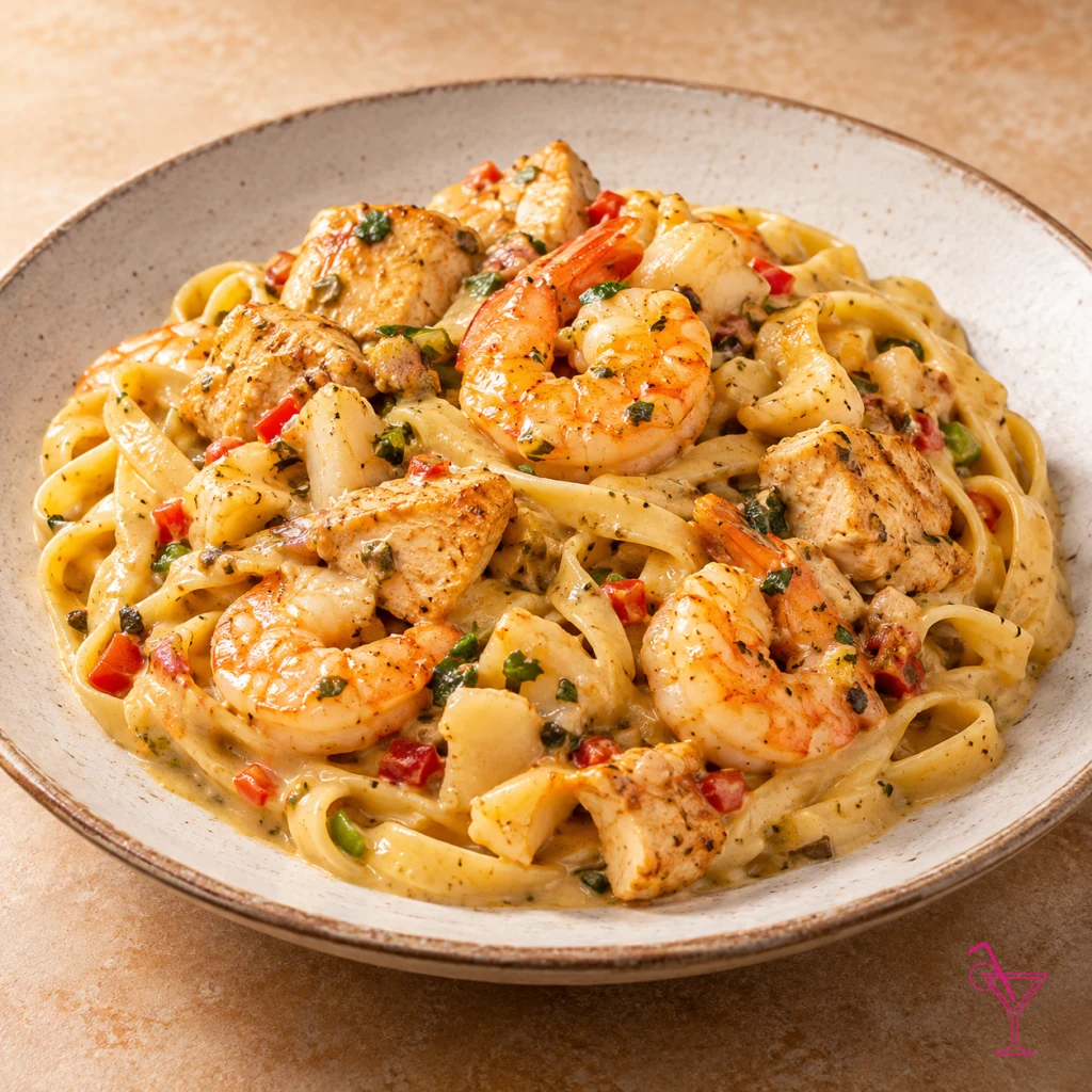 Chicken Shrimp Conch Fettucine