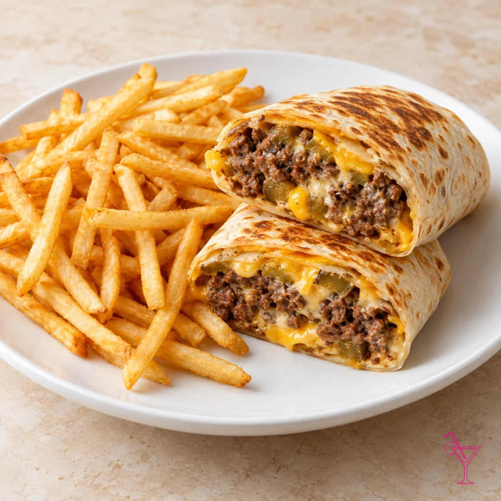 Cheese Burger Wrap