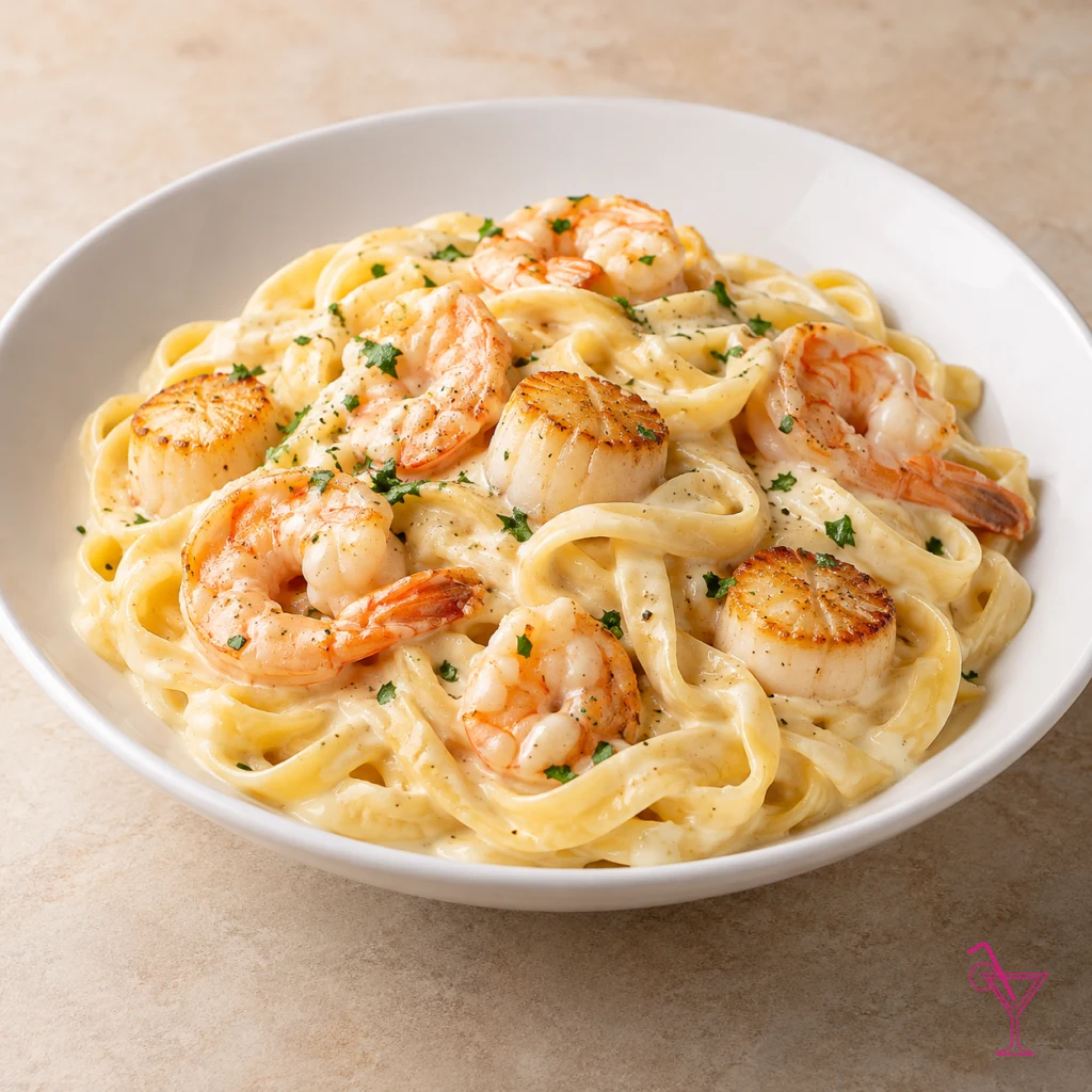 Seafood Fettuccine Alfredo
