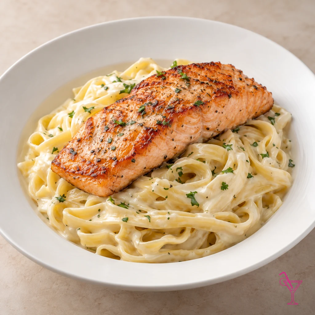 Salmon Alfredo